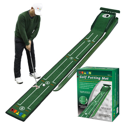 Putting Mat Golf Indoor, Carpet Mini Putting Ball Pad Practice Mat,